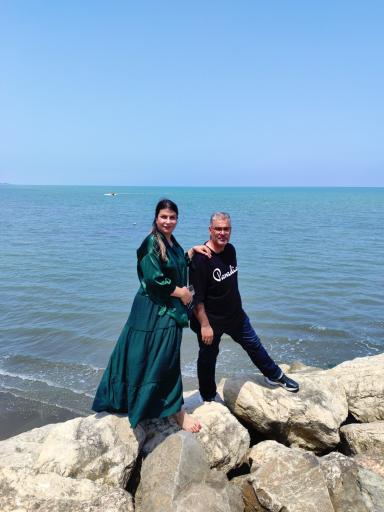 عکس ساحل سنگی رامسر