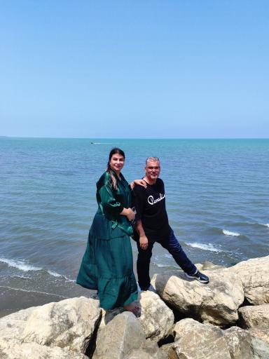عکس ساحل سنگی رامسر