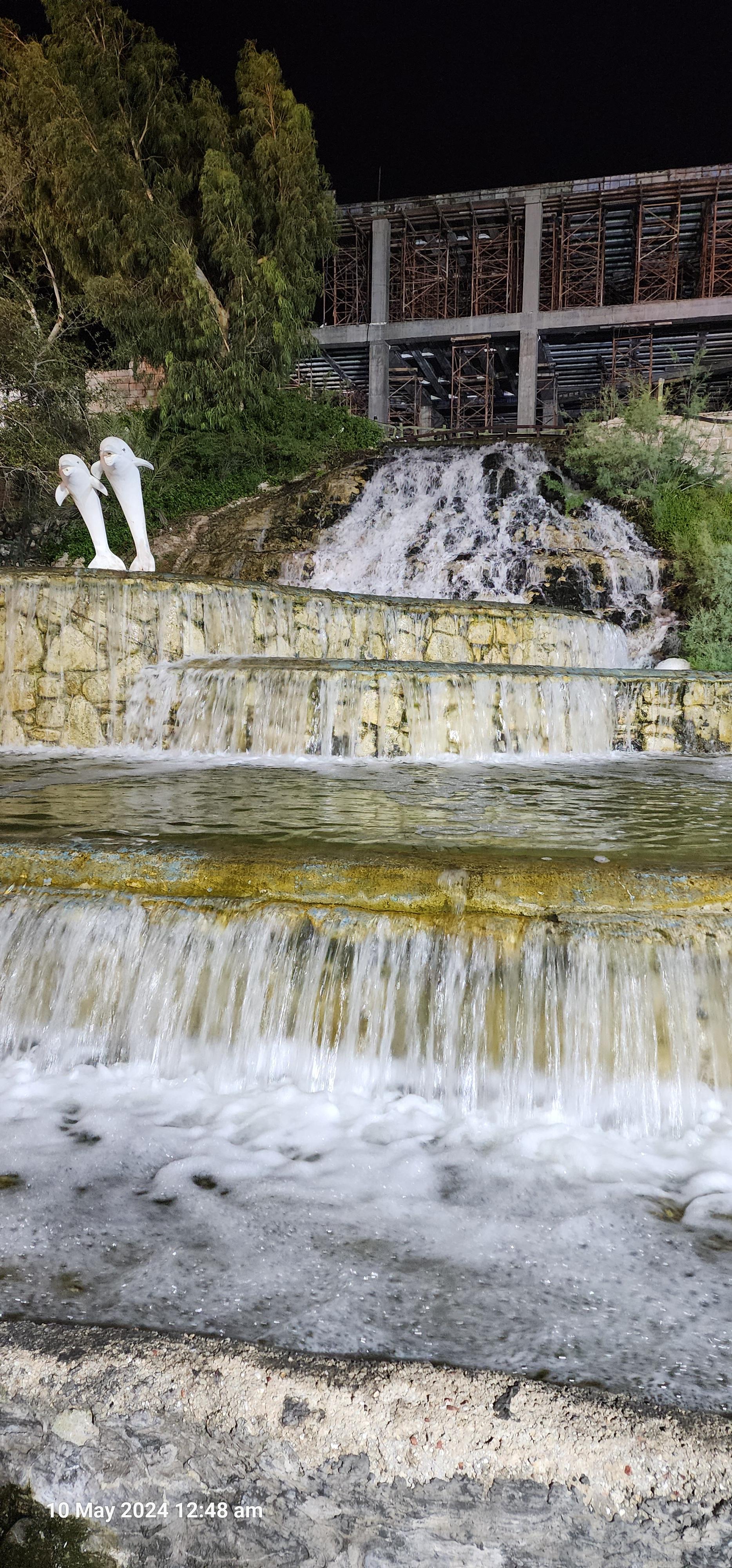 عکس آبشار و دلفین 