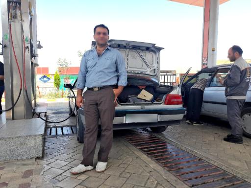 عکس پمپ گاز CNG باهنر