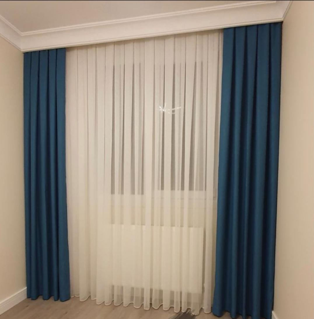 عکس پرده رز سفید 