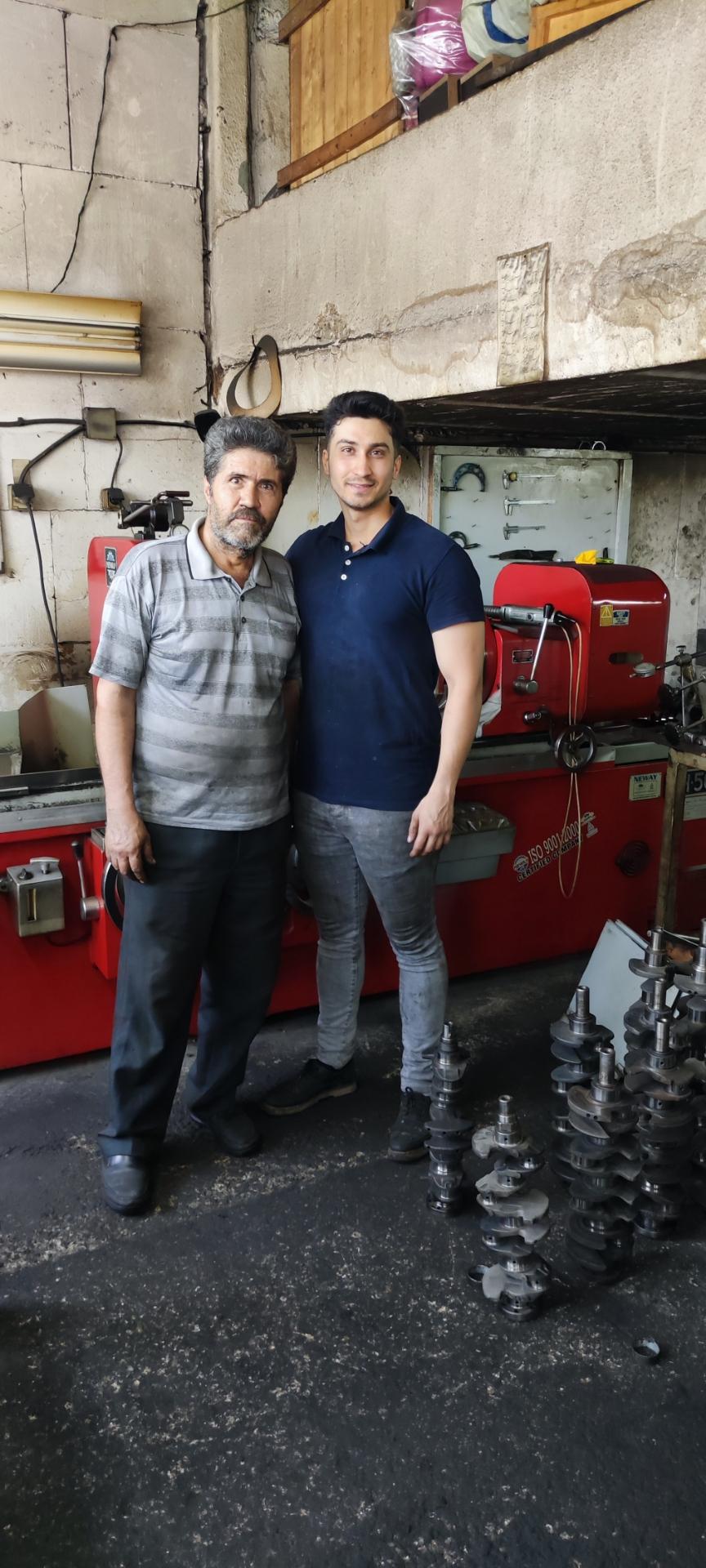 عکس تراشکار و میل لنگ تراشی محمد(ص)