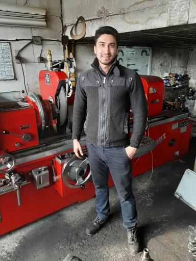 عکس تراشکار و میل لنگ تراشی محمد(ص)