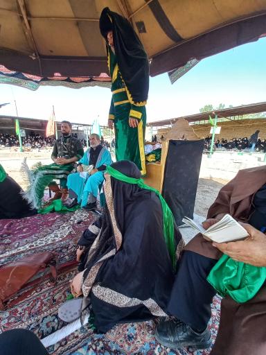 عکس میدان تعزیه حسینیه امام خمینی