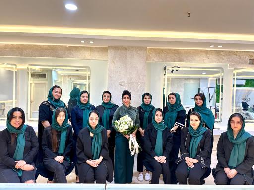 عکس زیبایی نسیبه کراتین
