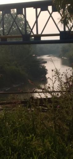 عکس پل چوبی روستای شریف آباد