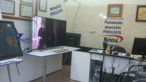 عکس تعمیر انواع تلویزیون قره خانی