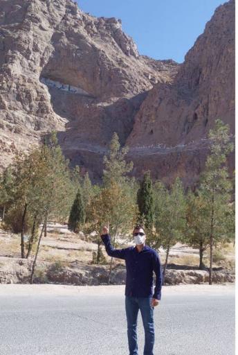 عکس سایه نگار نیمرخ انسان