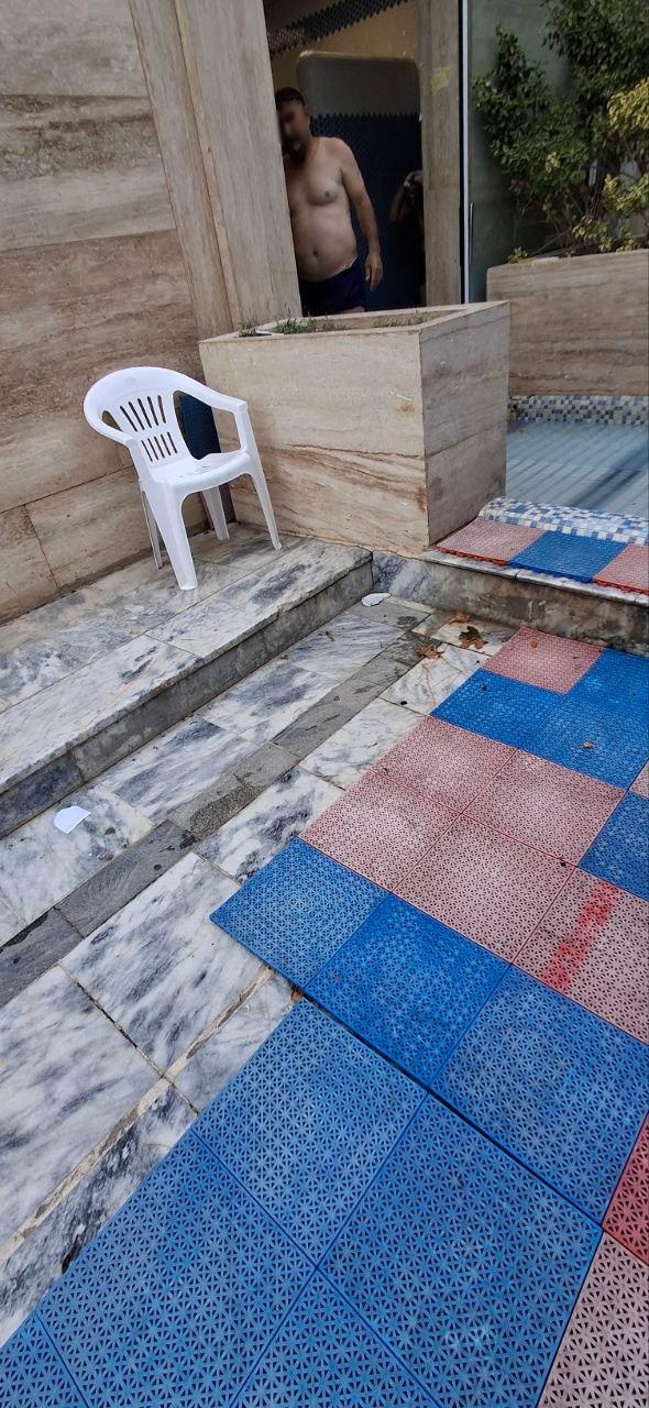 عکس استخر روباز پارک ملت