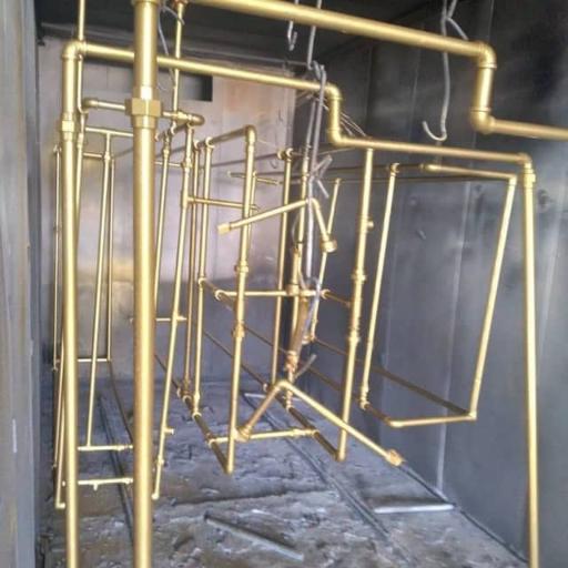 عکس اجرای خدمات رنگ کوره ای الکترواستاتیک