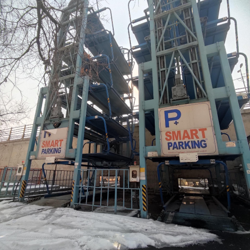 عکس پارکینگ مکانیزه ورزشگاه اوین