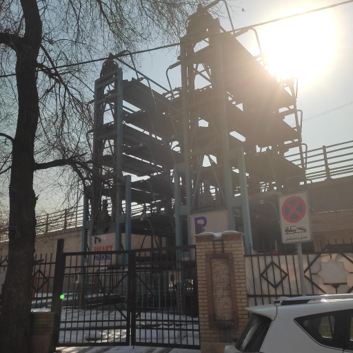 عکس پارکینگ مکانیزه ورزشگاه اوین