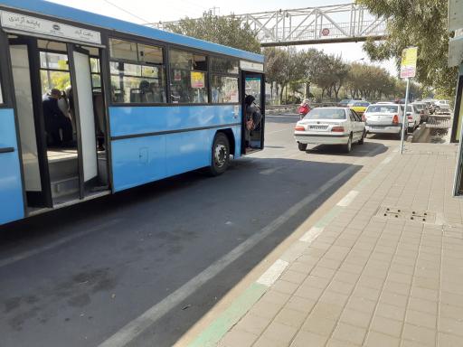 عکس ایستگاه اتوبوس حسینی