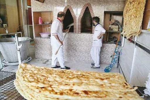 عکس نانوایی سنگکی مسجد حضرت ابوالفضل