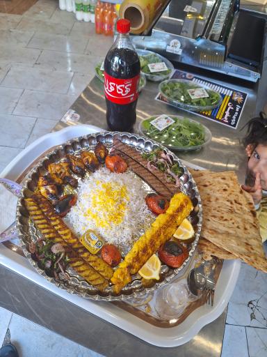 عکس کباب کوبیده مرغ و بریونی اصفهان