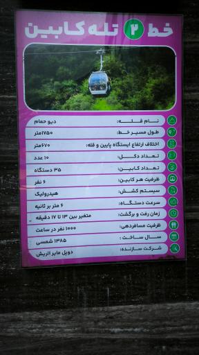 عکس تله کابین نمک آبرود