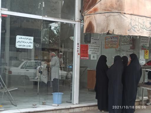 عکس نانوایی بربری پزی کریمان