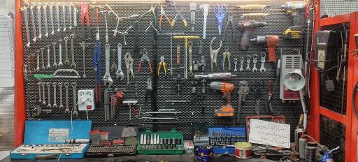 عکس تعمیرگاه موتور سیکلت محمد