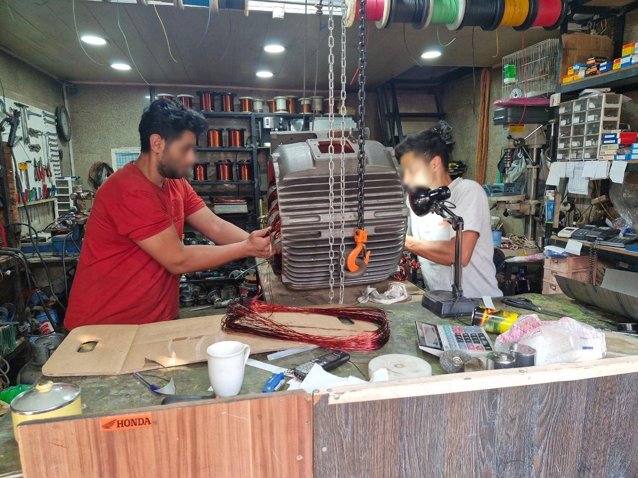 عکس سیم پیچی دهقان نیری 