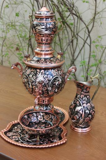 عکس پخش صنایع دستی مسی و برنجی خورشید