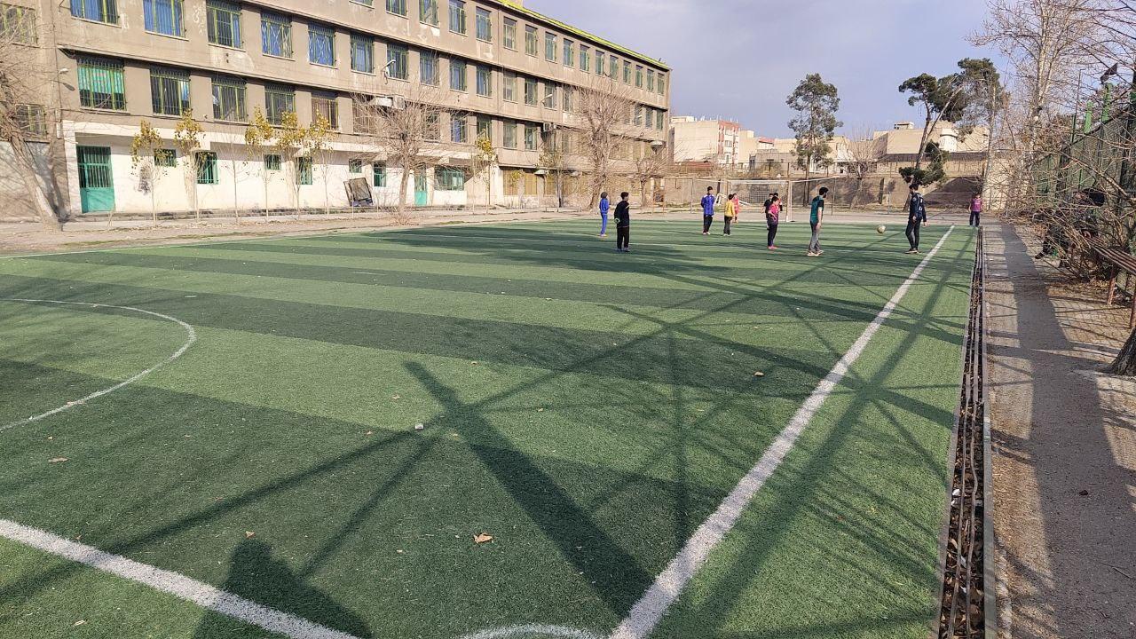 عکس زمین چمن مصنوعی