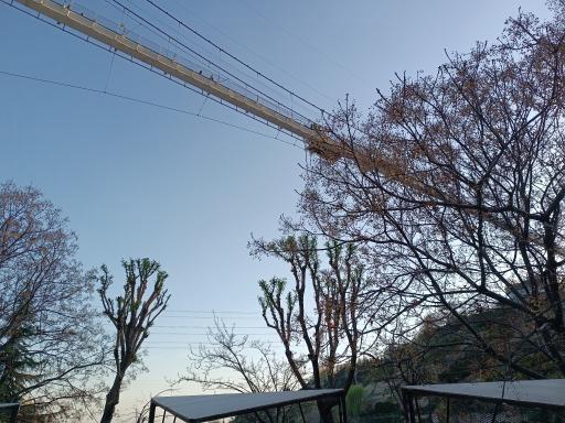 عکس پل معلق آسمان تهران