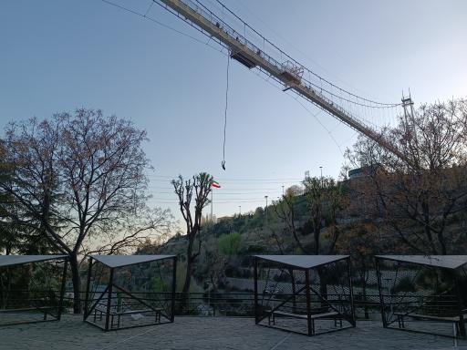 عکس پل معلق آسمان تهران