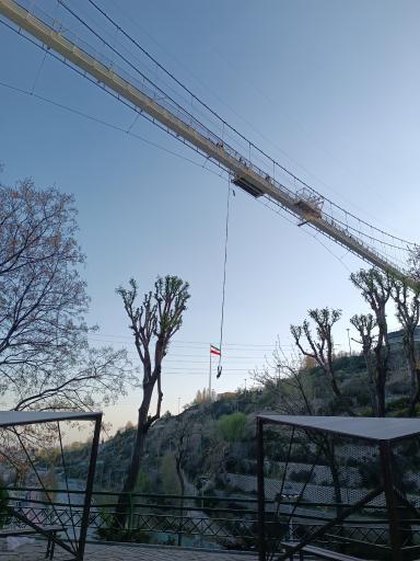 عکس پل معلق آسمان تهران