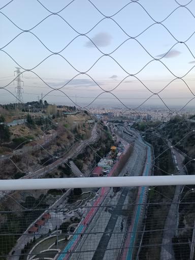 عکس پل معلق آسمان تهران