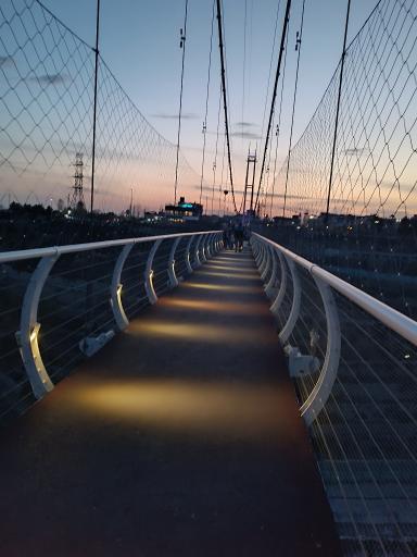 عکس پل معلق آسمان تهران