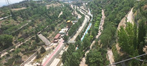 عکس پل معلق آسمان تهران