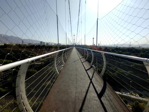 عکس پل معلق آسمان تهران