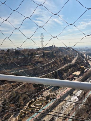 عکس پل معلق آسمان تهران