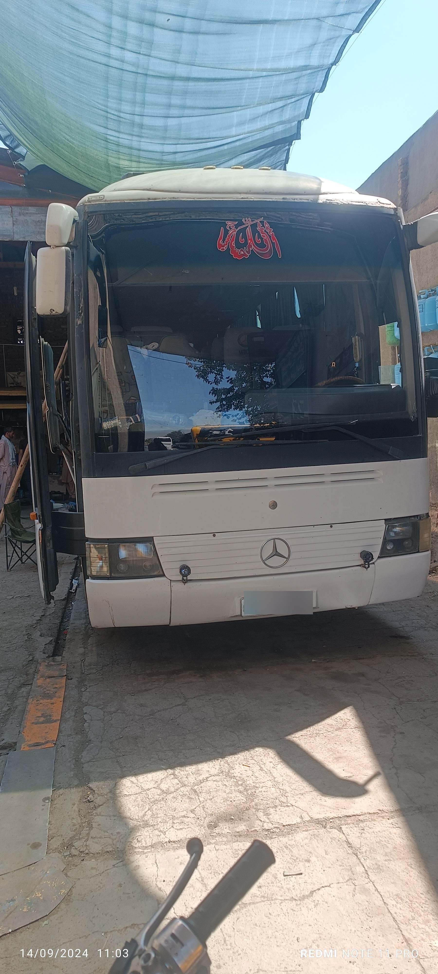 عکس سیم کشی و کولر و بخاری اتوبوس جلال و جلیل