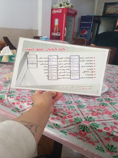عکس کته کبابی عمو حبیب