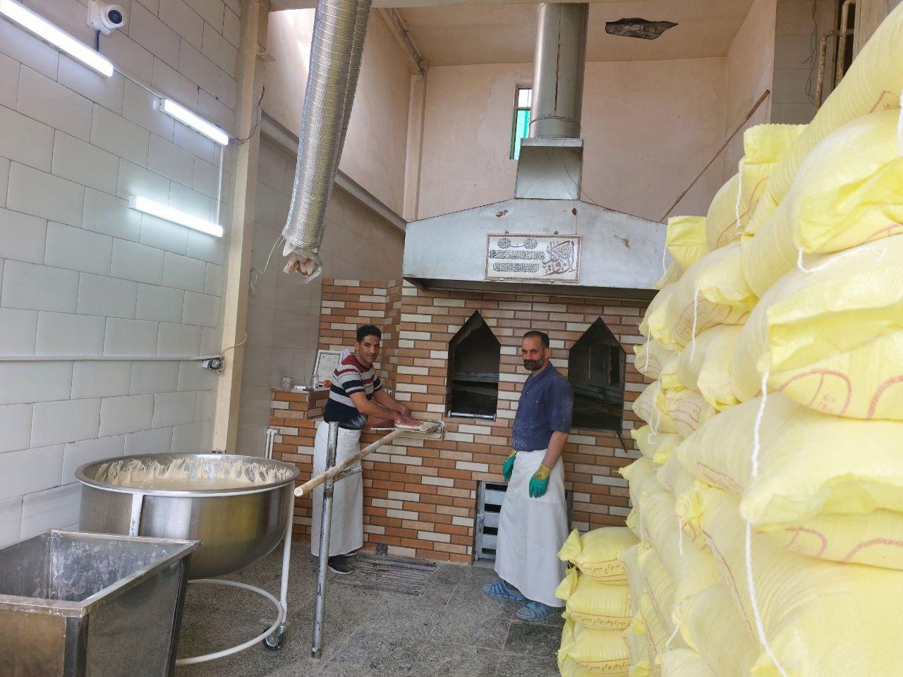 عکس نانوایی سنگکی کرمانی