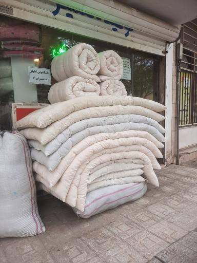 عکس لحافدوزی و بالش پنبه زنی