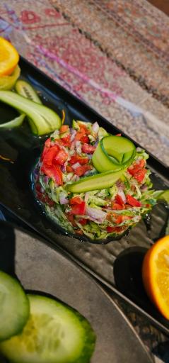 عکس باغ رستوران عمارت شب نشین