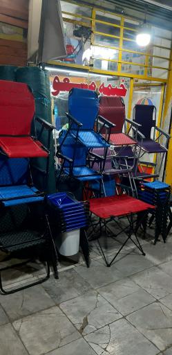 عکس تولیدی صندلی و چادر مسافرتی خیمه مسعود