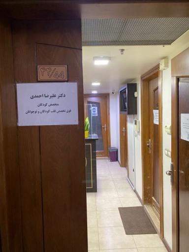 عکس دکتر علیرضا احمدی (فوق تخصص قلب کودکان)