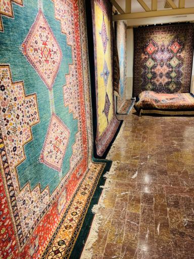 عکس تولیدی فرش قشقایی کشاورز قاسم آبادی