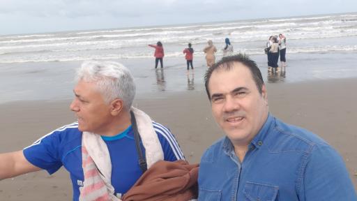 عکس ساحل سنگی