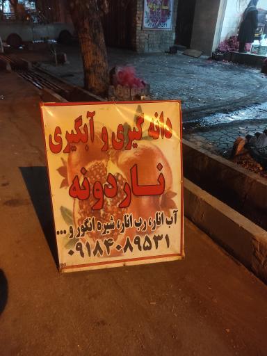 آبگیری انار ناردونه