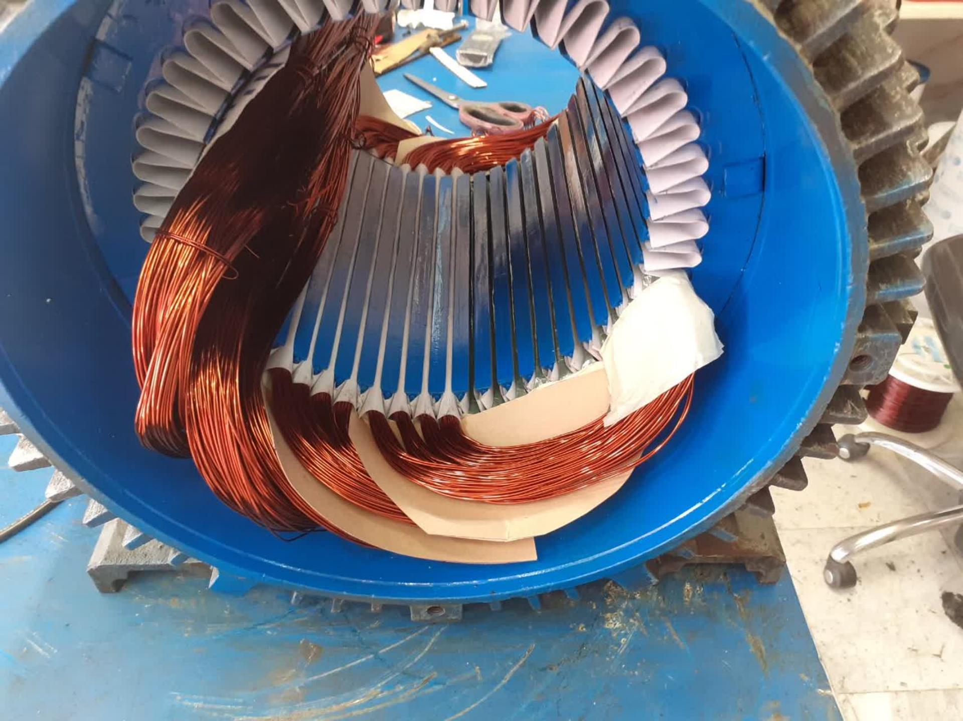 عکس سیم پیچی صیدی