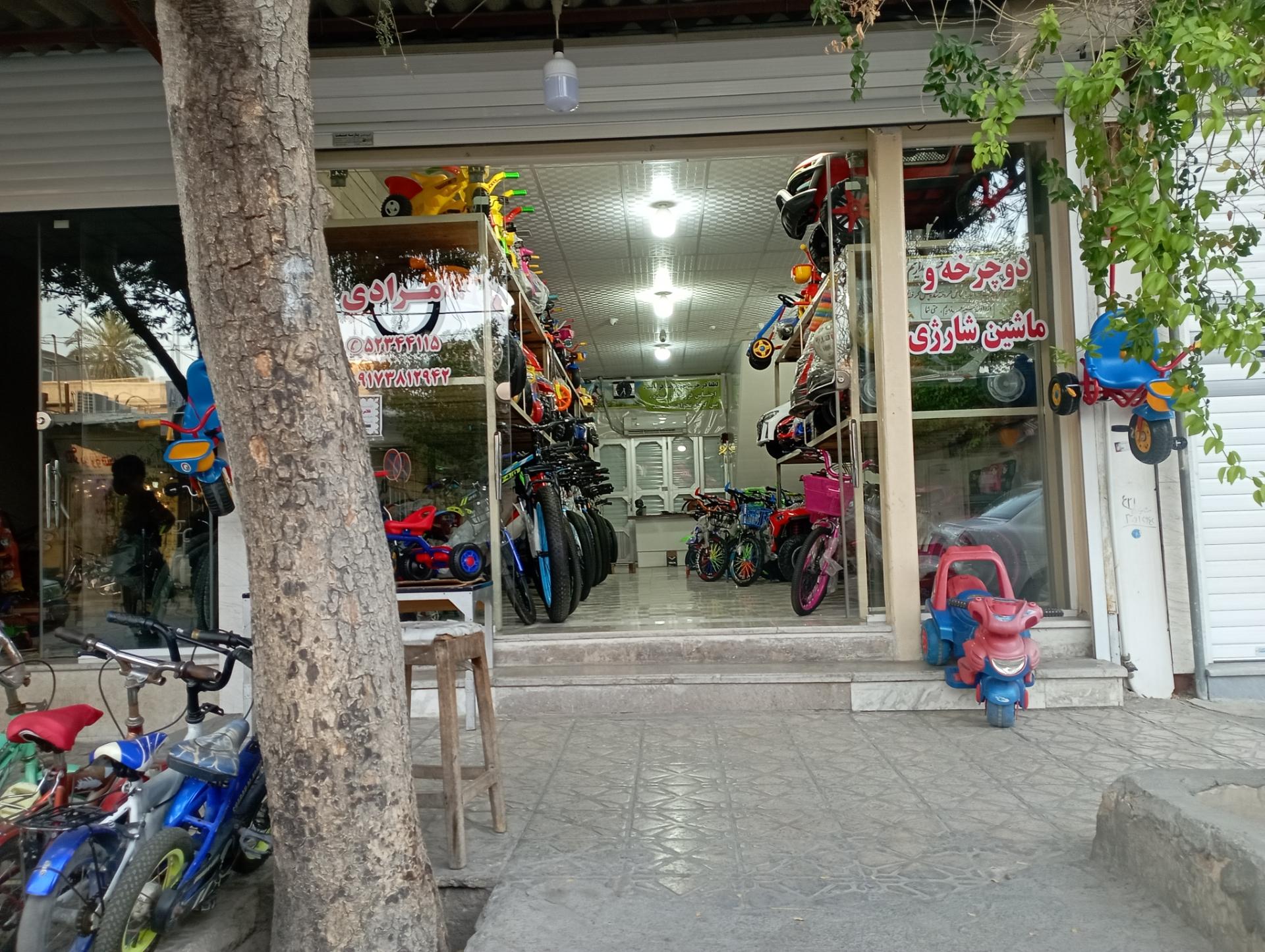 عکس دوچرخه فروشی مرادی