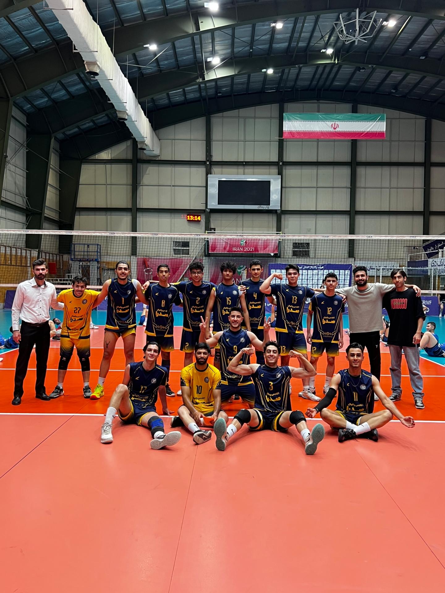 عکس آکادمی والیبال صدرا