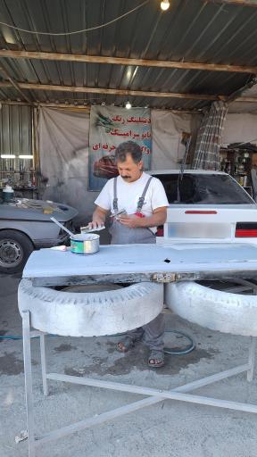 عکس نقاشی خودرو استاد ابراهیم