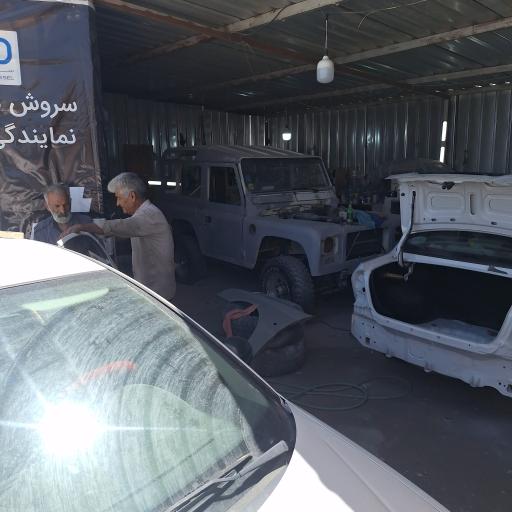 عکس نقاشی خودرو استاد ابراهیم