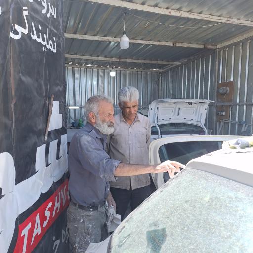 عکس نقاشی خودرو استاد ابراهیم