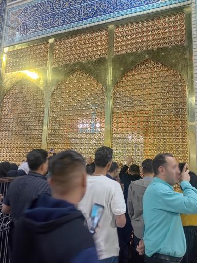 عکس پنجره فولاد صحن گوهرشاد